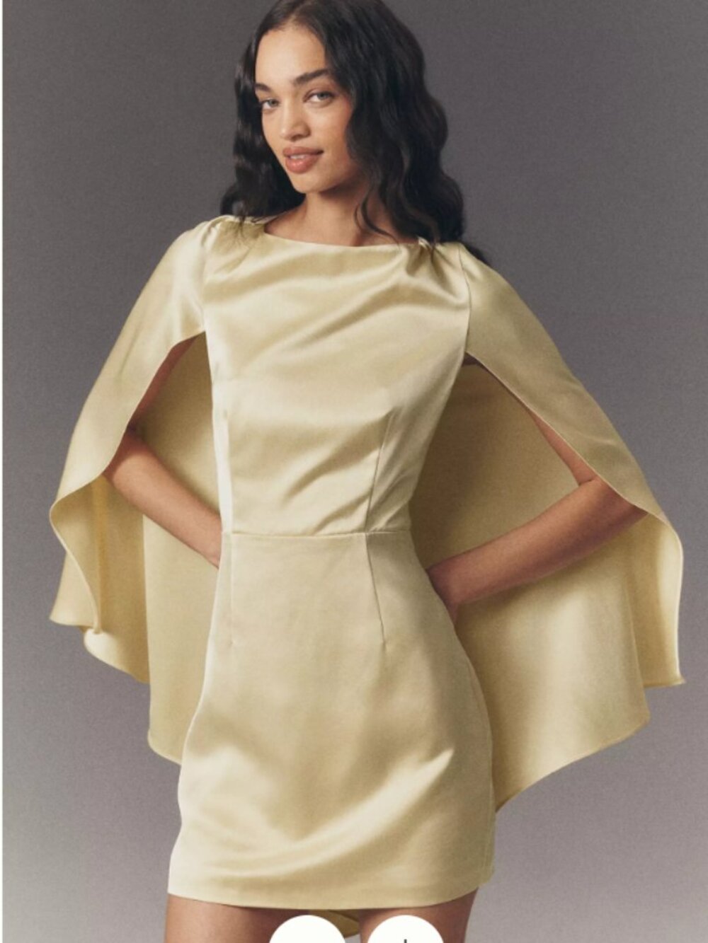 Elliatt Francesca Caped Mini Dress